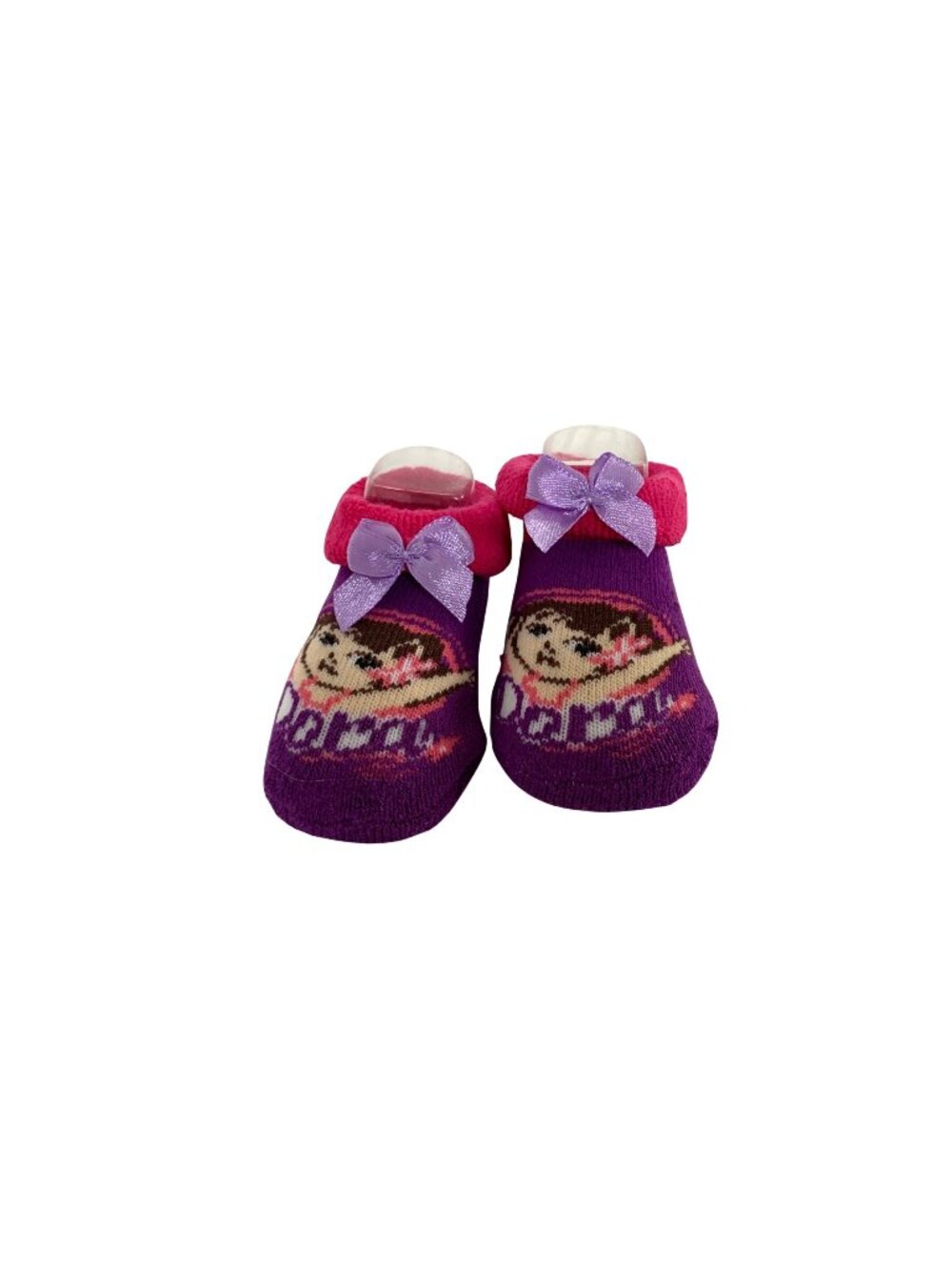 Dora the Explorer slippers Slip On Newborn 0 3 Pink Purple